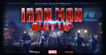 Iron Man Eté super héros vr ride by backlight