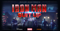 Iron Man Eté super héros vr ride by backlight